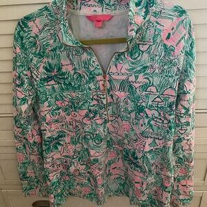 Lilly Pulitzer Multicolor Zip-Up Sweatshirt